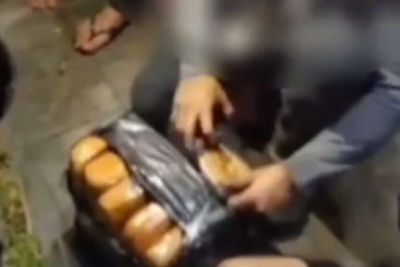 Barang bukti ganja yang disita polisi di Daan Mogot (SinPo.id/Tangkapan Layar)