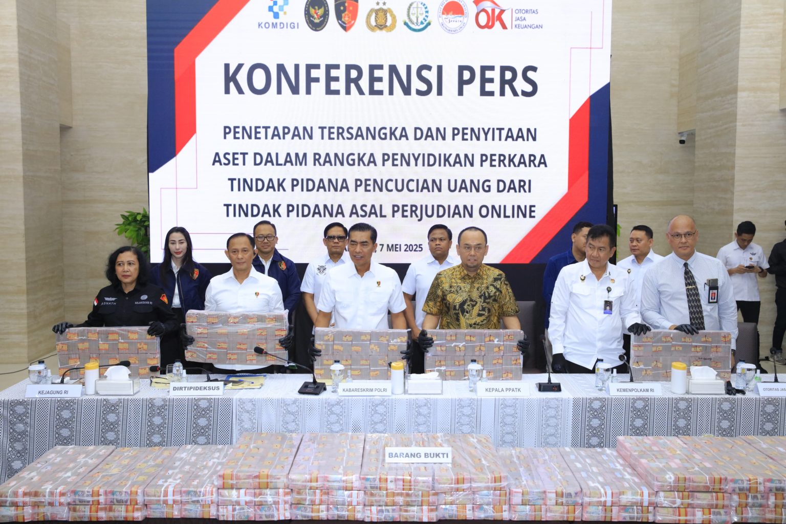 Polri Bongkar Jaringan Judi Online Rp530 Miliar (SinPo.id/Humas Polri)