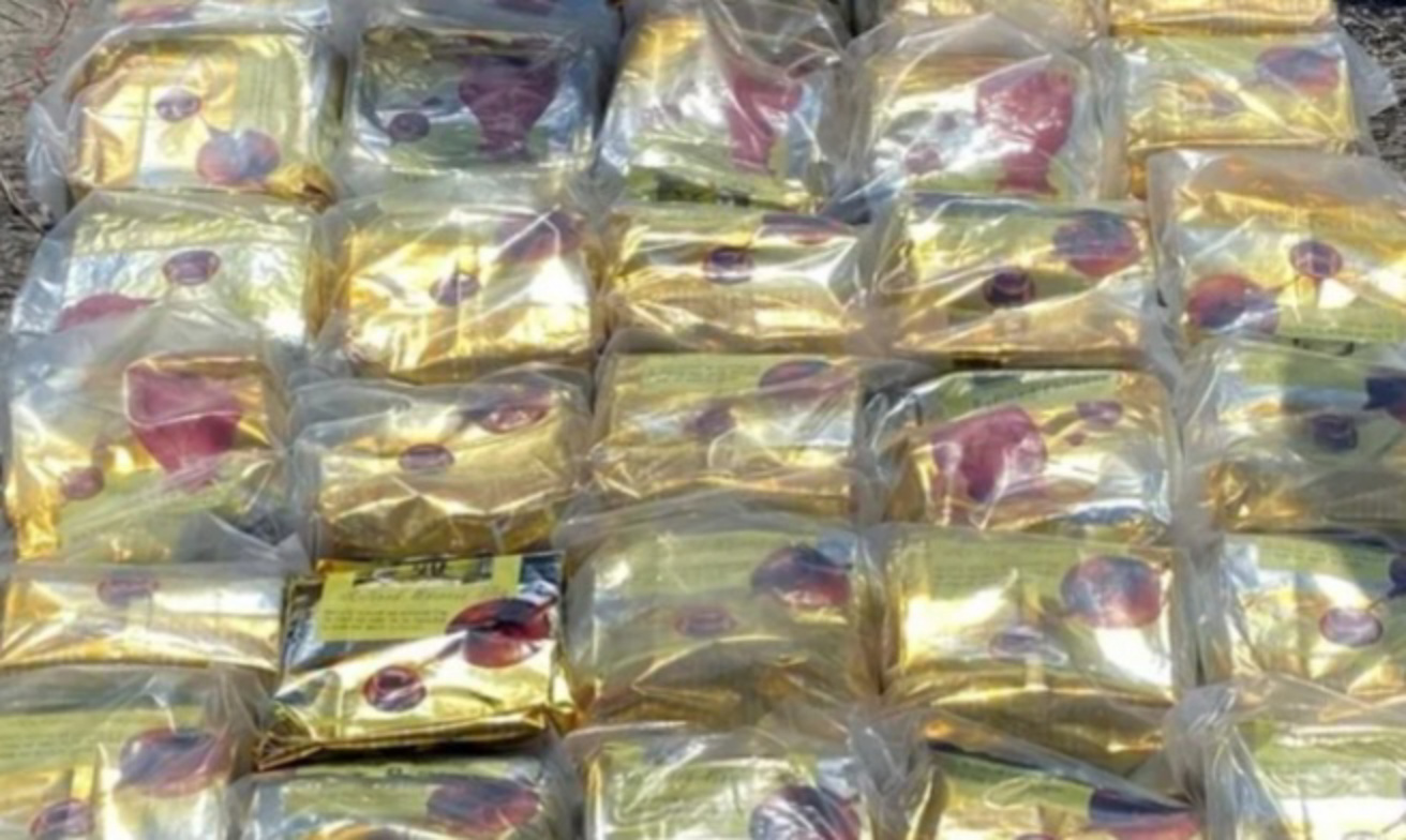 Barang bukti 50 kg sabu yang disita Bareskrim Polri (SinPo.id/ Humas Polri)