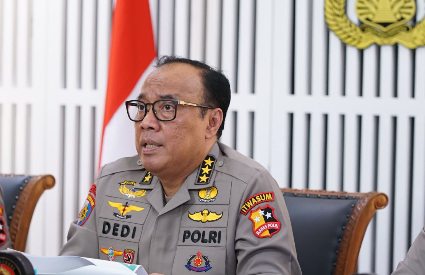 Irwasum Polri Komjen Dedi Prasetyo (SinPo.id/Dok.Polri)