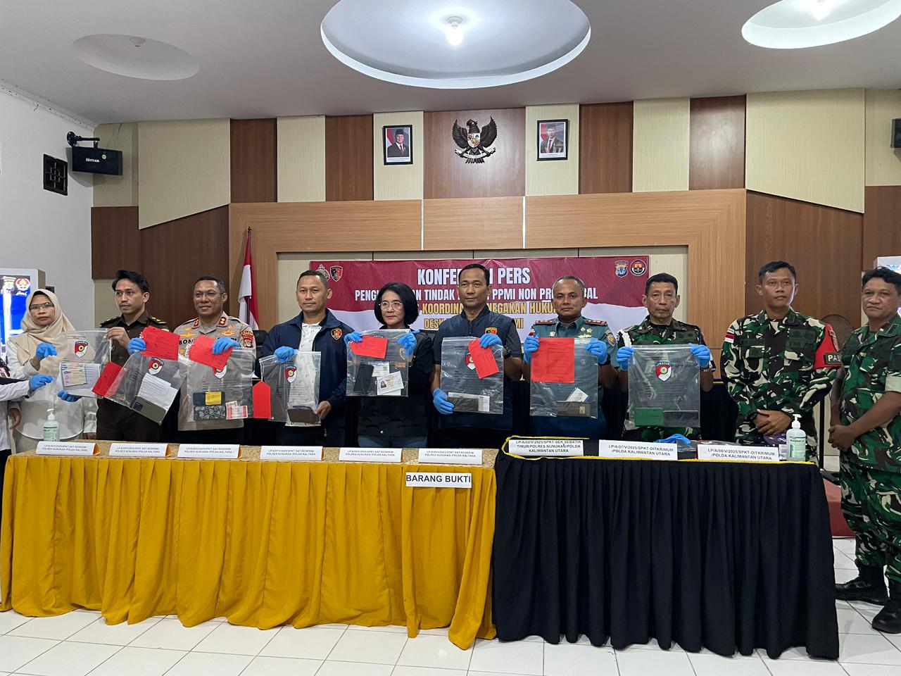 Polri Ungkap 9 Kasus TPPO Penempatan Ilegal PMI di Kaltara (SinPo.id/HumasPolri)