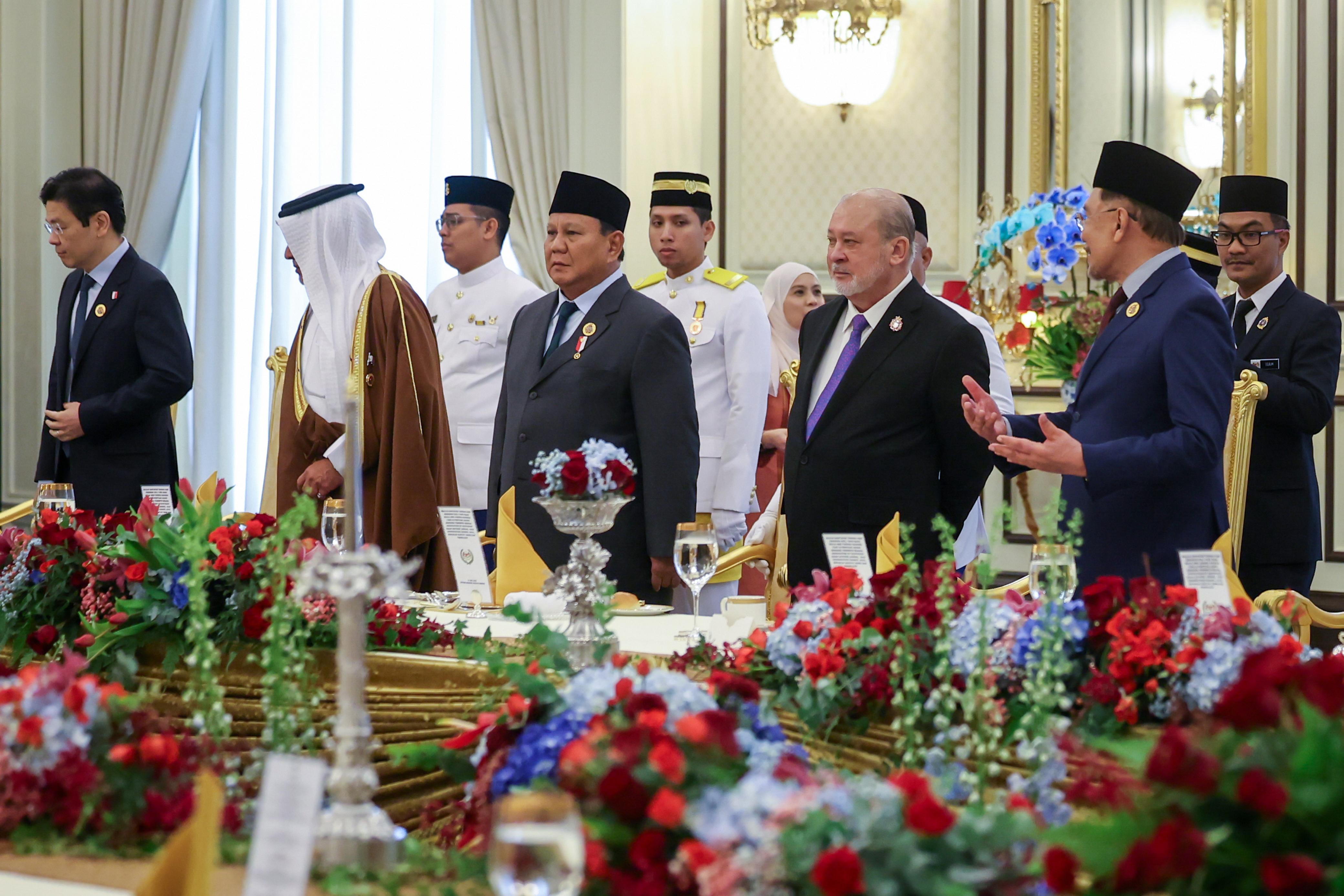 Presiden Prabowo Hadiri Jamuan Kenegaraan di Istana Negara Malaysia (SinPo.id/Setpres)