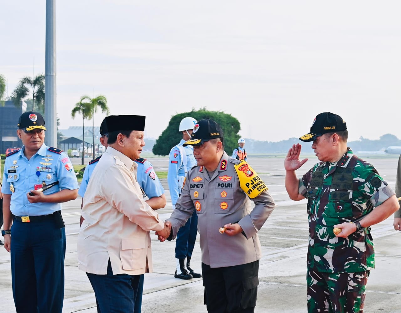 Presiden Prabowo subianto bertolak ke Brunei Darussalam (SinPo.id/Setpres)