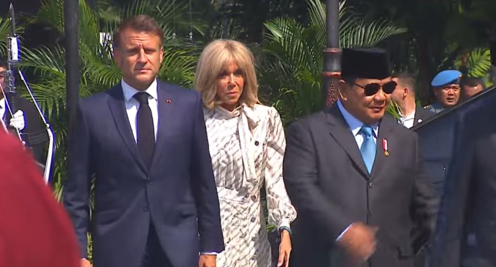 Presiden Prancis Emmanuel Macron dan Presiden Prabowo (SinPo.id)
