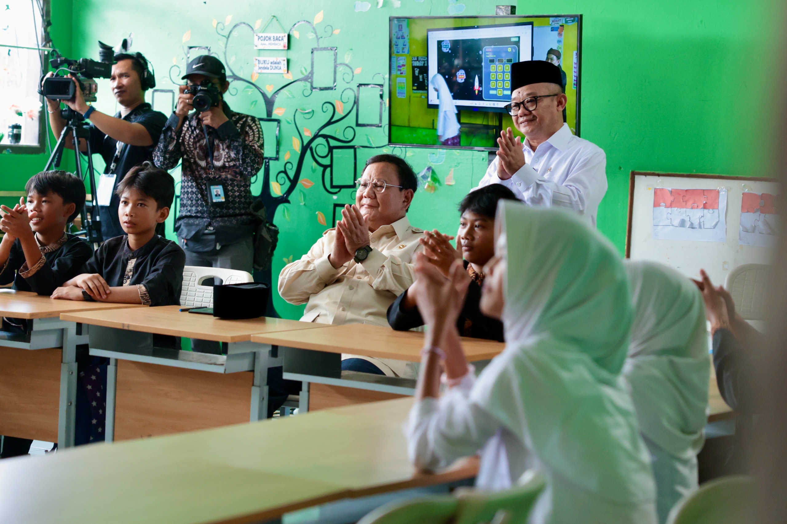 Presiden Prabowo hadiri peringatan Hardiknas 2025 (SinPo.id/Tim Media)