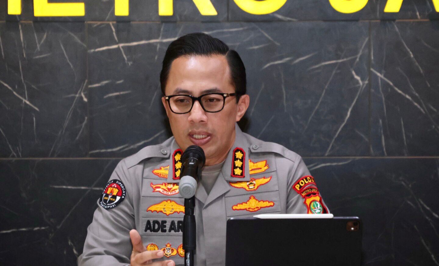 Kabid Humas Polda Metro Jaya Kombes Ade Ary Syam Indradi (SinPo.id/Humas PMJ)