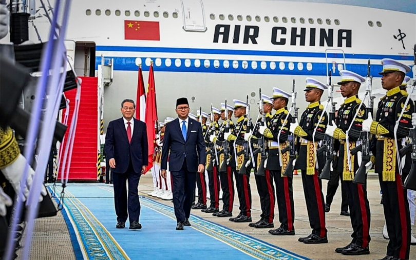 Menteri Investasi Rosan Roeslani dan Perdana Menteri China Li Qiang. (SinPo.id/Setpres)