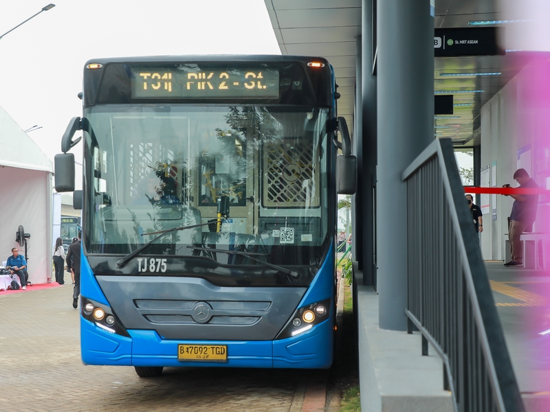 Ilustrasi. Transjabodetabek PIK 2-Blok M resmi beroperasi. (SinPo.id/Berita Jakarta)