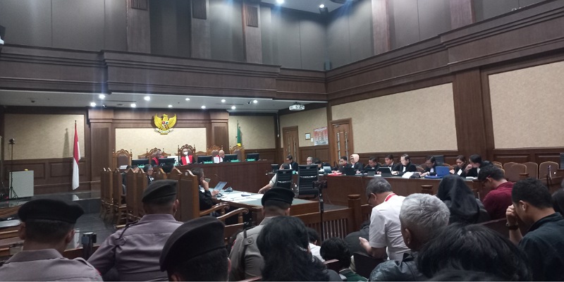 Suasana sidang kasus Hasto Kristiyanto (sinpo.id)