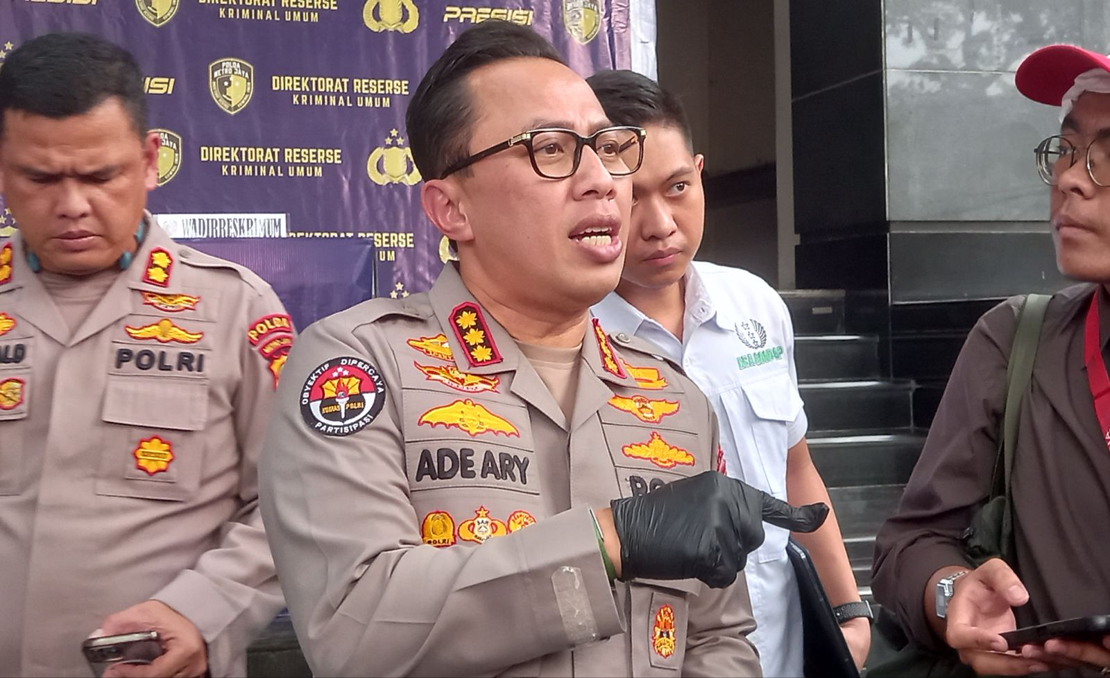 Kabid Humas Polda Metro Jaya, Kombes Ade Ary Syam Indradi (SinPo.id/Firdausi)