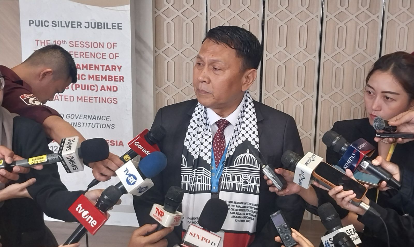 Ketua Badan Kerja Sama Antar Parlemen (BKSAP) DPR RI, Mardani Ali Sera. (SinPo.id/Galuh Ratnatika)