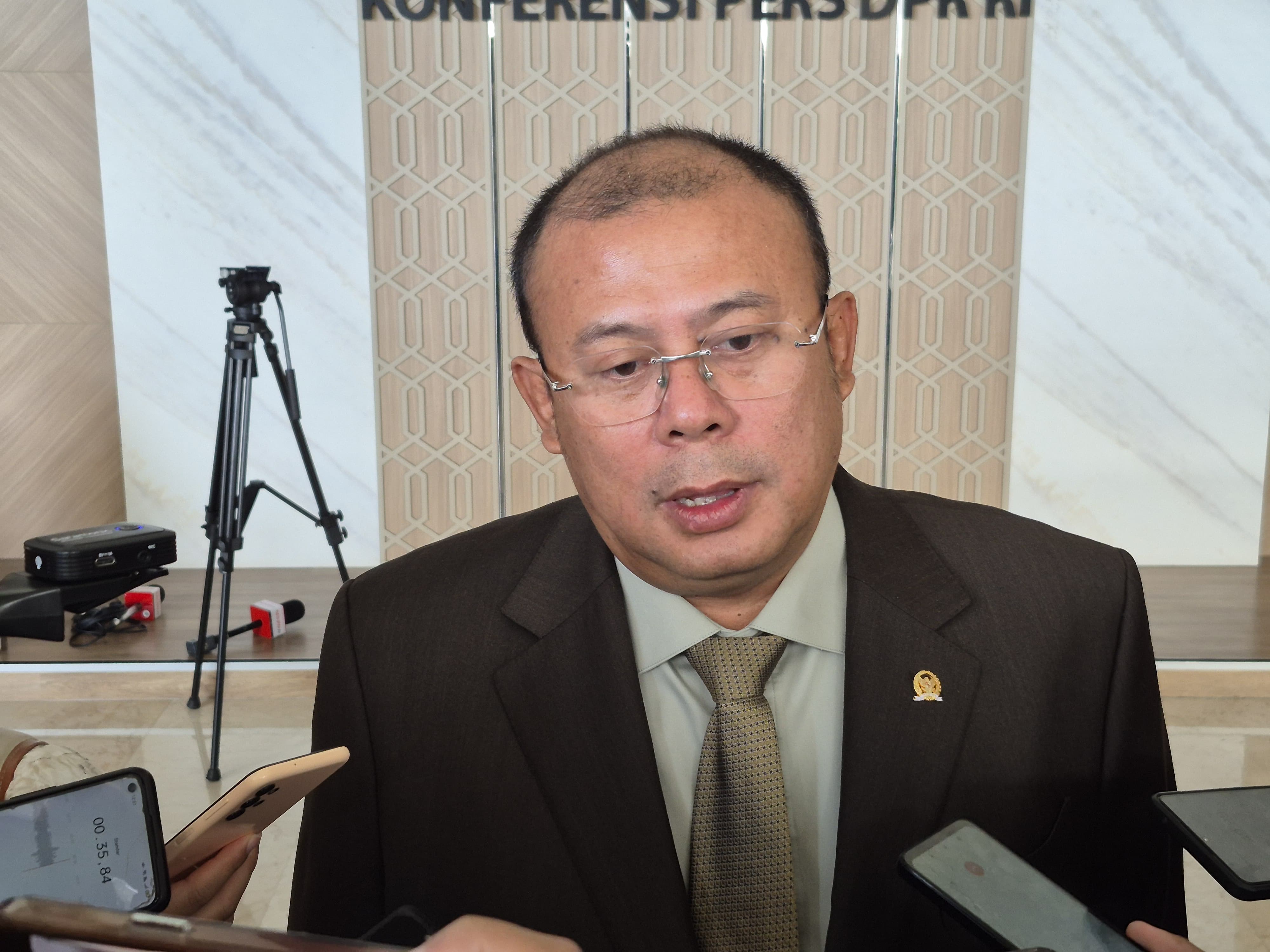 Wakil Ketua DPR RI Bidang Koordinator Kesejahteraan Rakyat (Korkesra) Cucun Ahmad Syamsurijal. (SinPo.id/Galuh Ratnatika)
