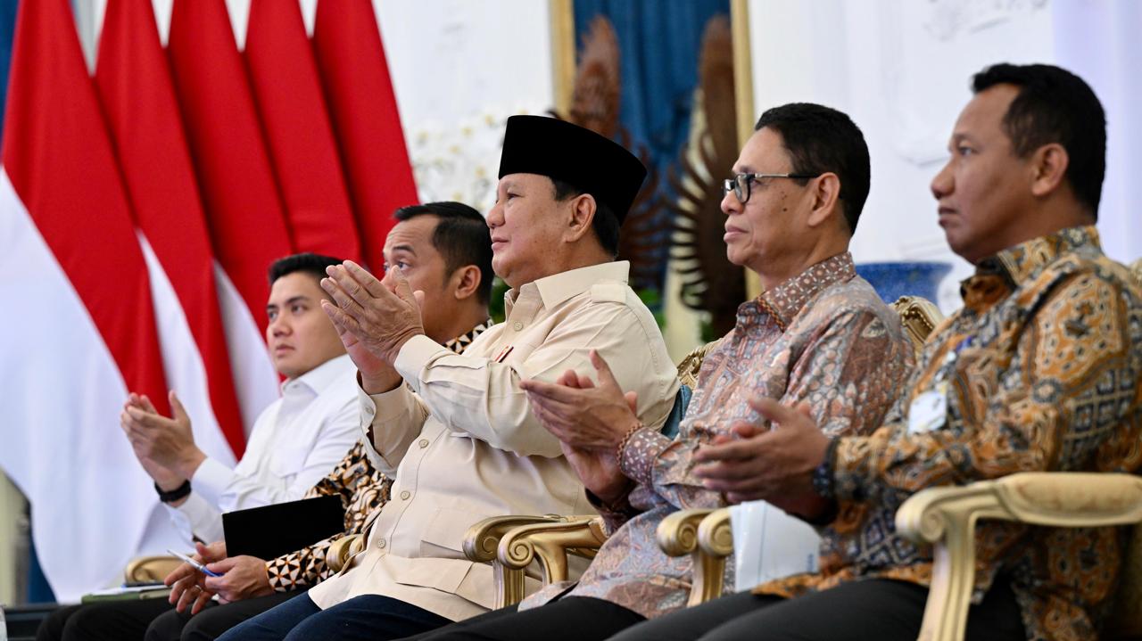 Peresmian produksi perdana Lapangan Minyak Forel dan Terubuk (SinPo.id/ Setpres)