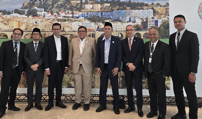 Wamenkeu Anggito Abimanyu di IsDB Aljazair (SinPo.id/ Dok. Kemenkeu)