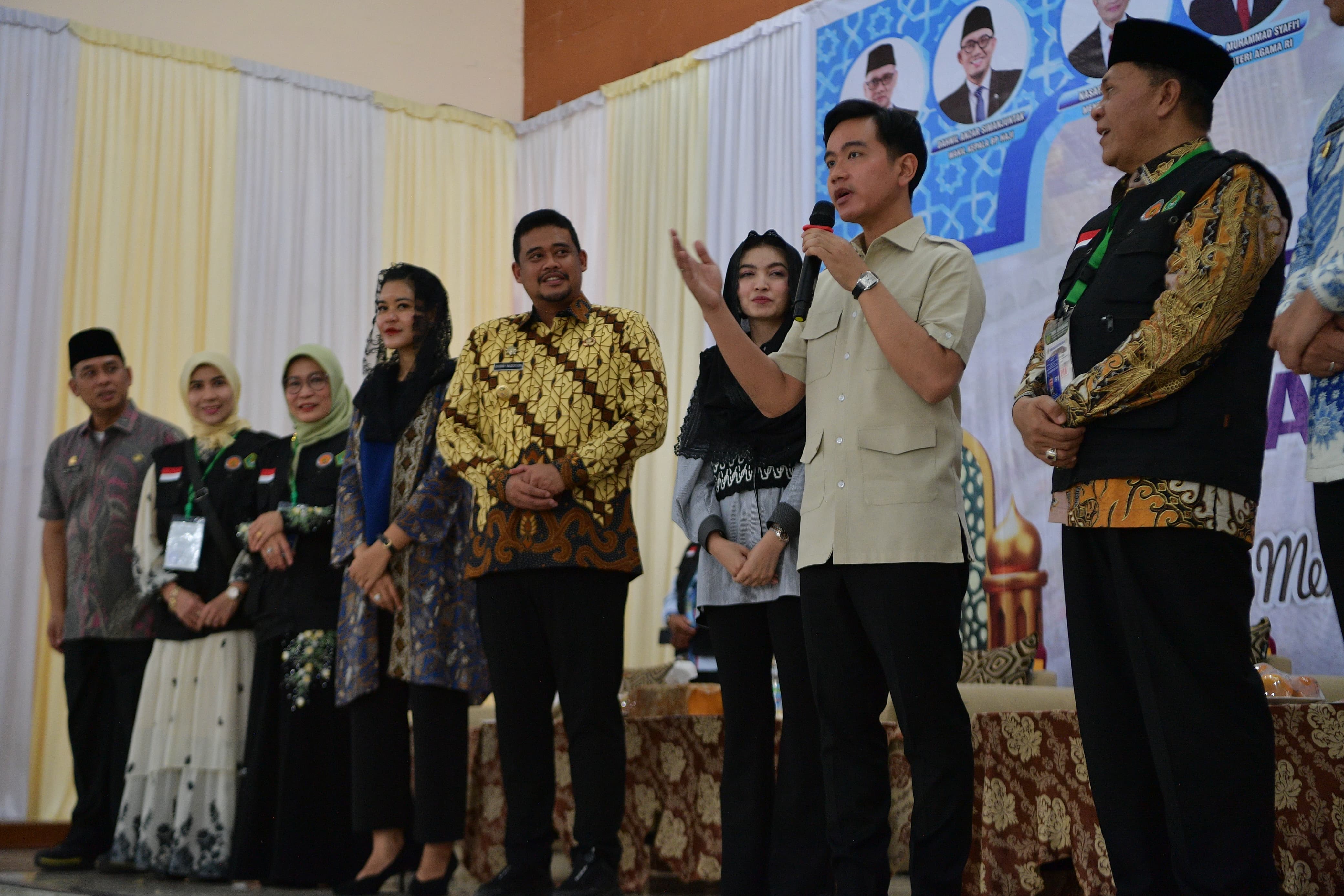 Wapres Gibran meninjau Asrama Haji Sumut. (SinPo.id/Setwapres