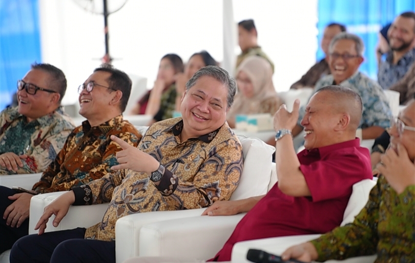 Menteri Koordinator Bidang Perekonomian Airlangga Hartarto. (SinPo.id/dok. Ekon)