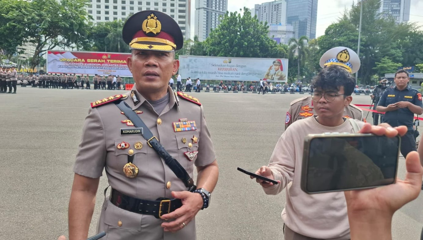 Dirlantas Polda Metro Jaya, Kombes Komarudin (SinPo.id/Firdausi)