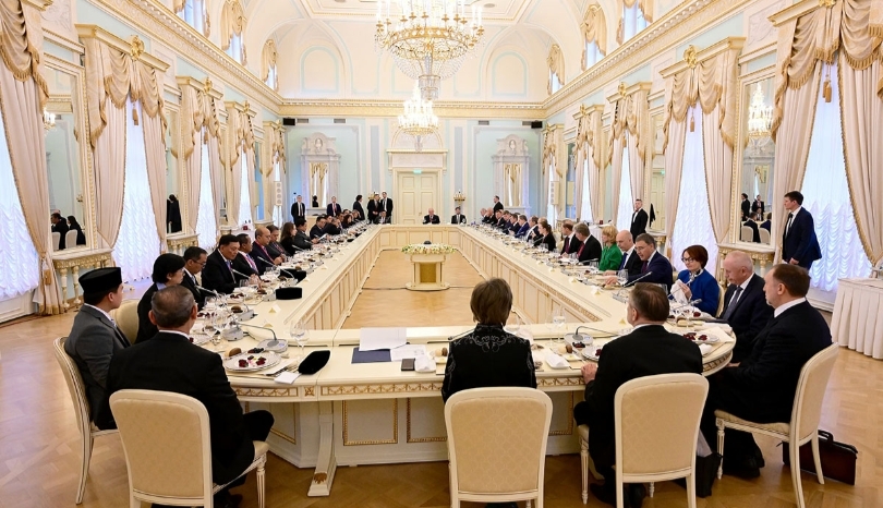 Presiden RI Prabowo menggelar pertemuan bilateral dengan Presiden Rusia Vladimir Putin (SinPo.id/ Dok. ESDM)