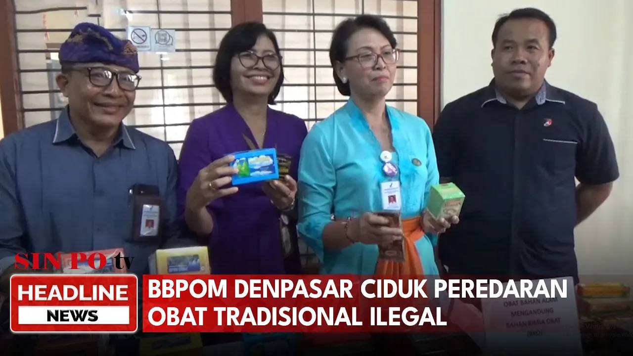 BBPOM Denpasar Ciduk Peredaran Obat Tradisional Ilegal