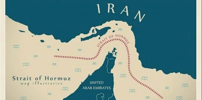 Ilustrasi peta Selat Hormuz (SinPo.id/ AFP)