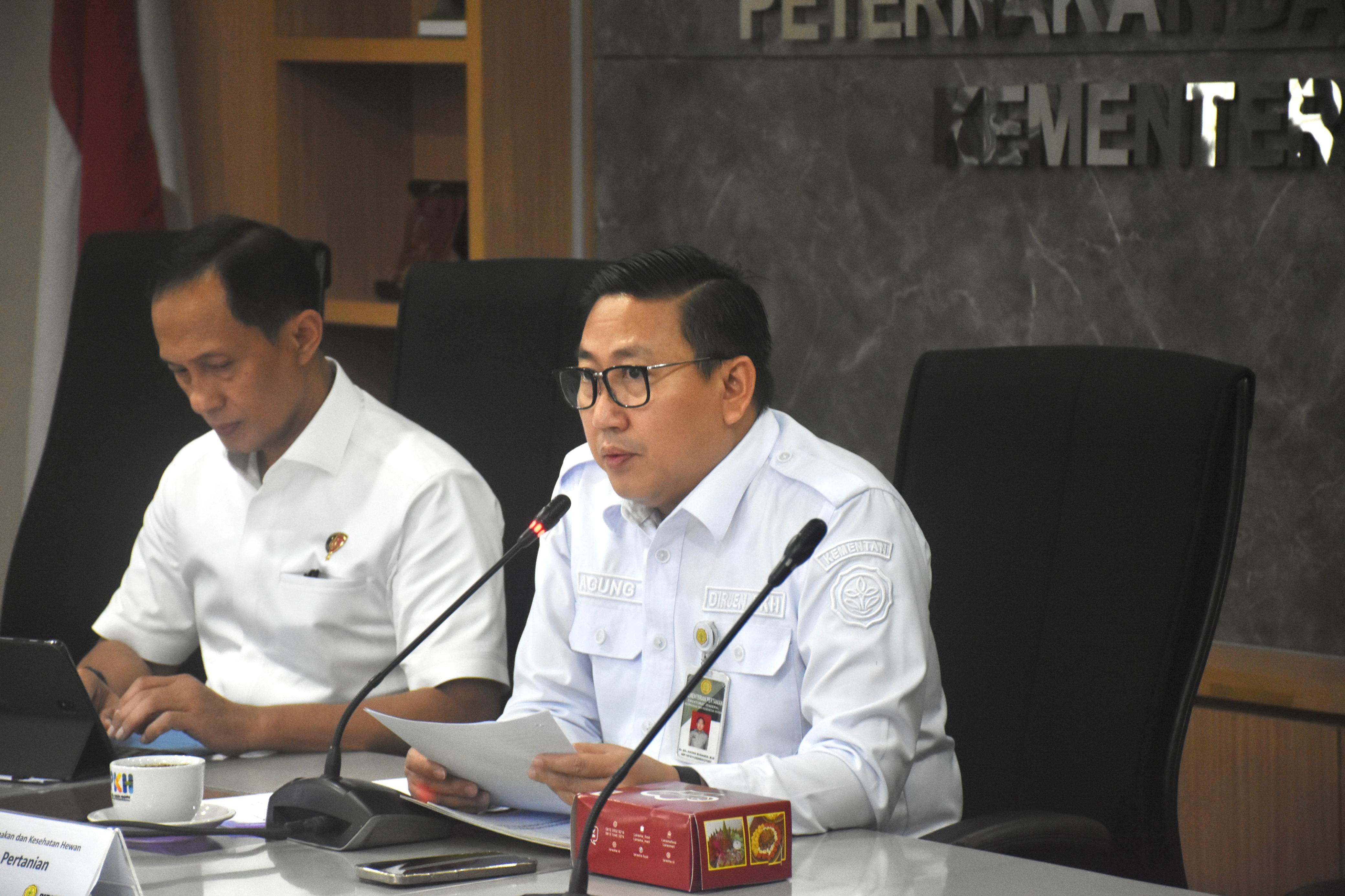 Dirjen Peternakan dan Kesehatan Hewan Kementan, Agung Suganda. (SinPo.id/dok. Kementan)