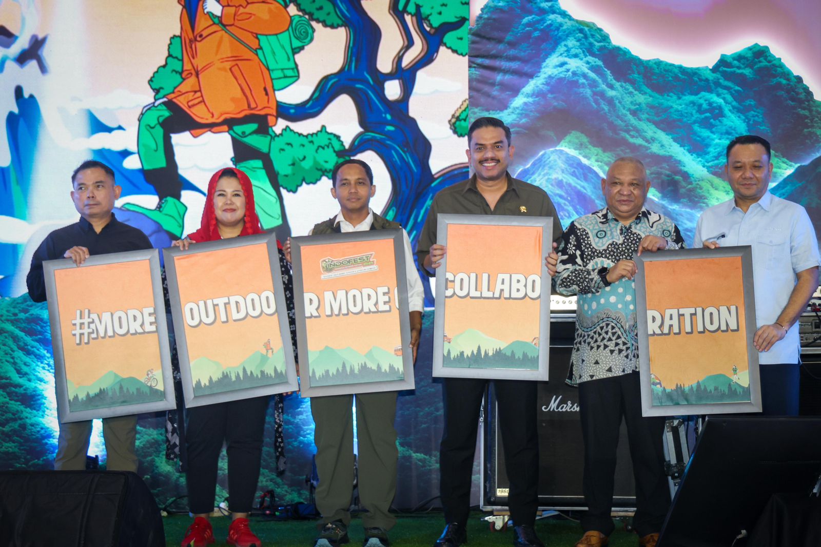 Pembukaan Indofest 2025 di JCC Senayan. (SinPo.id/dok. Kemen UMKM)