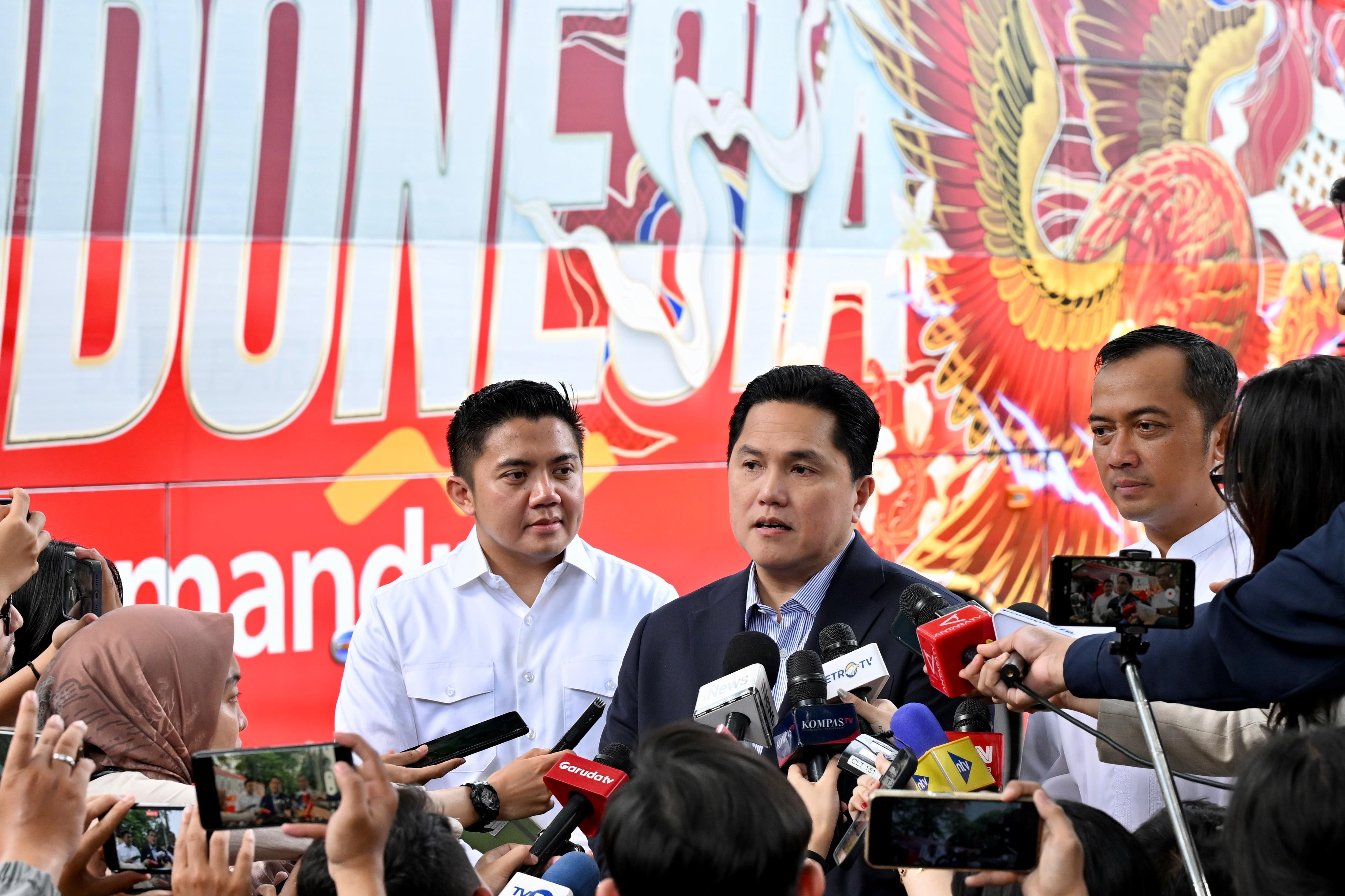 Ketua Umum PSSI Erick Tohir (SinPo.id/Setpres)