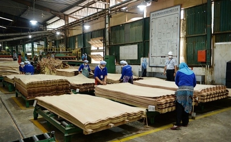 Ilustrasi pabrik kayu lapis di Indonesia. (SinPo.id/dok. KLHK)