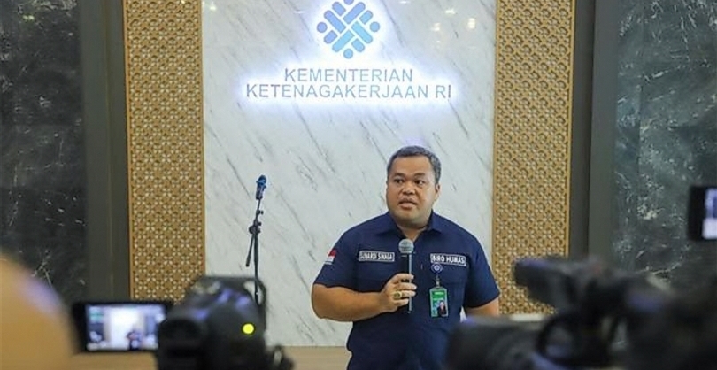 Kepala Biro Humas Kemnaker Sunardi Manampiar Sinaga (SinPo.id/ Dok. Kemnaker)