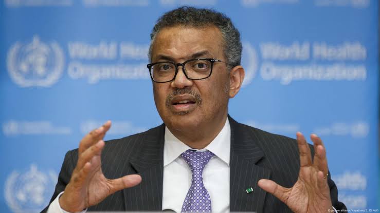 Kepala Organisasi Kesehatan Dunia (WHO), Tedros Adhanom Ghebreyesus. (SinPo.id/Keynote)