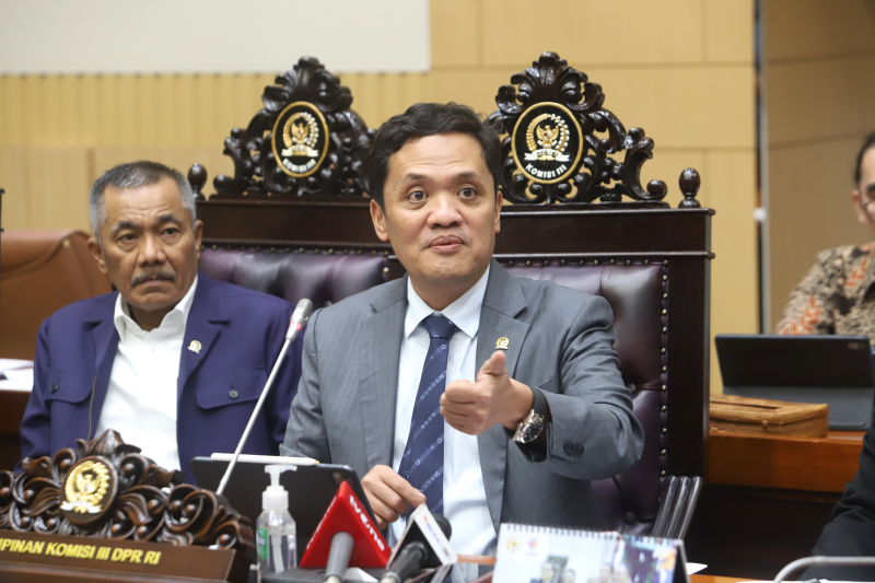 Ketua Komisi III DPR RI Habiburokhman (SinPo.id/ Ashar)