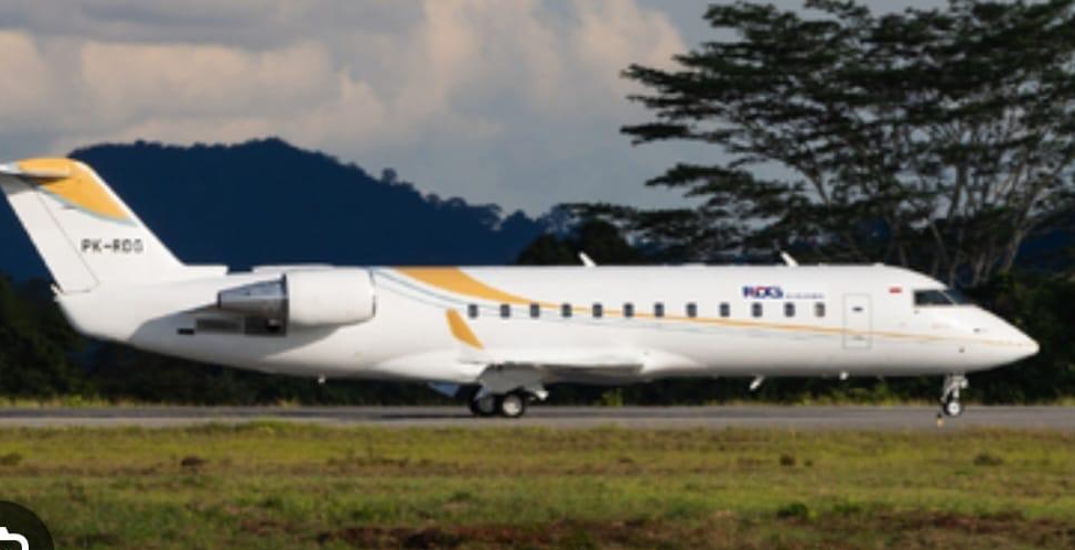 Jet pribadi diduga hasil korupsi (SinPo.id/ Dok. KPK)