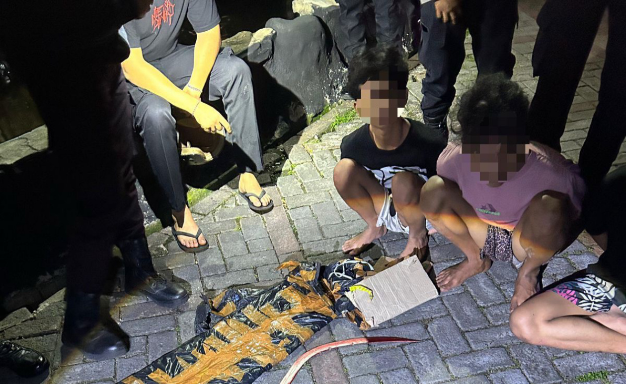 Sebanyak tiga remaja yang ditangkap si Kemayoran (SinPo.id/Dok.Polres Jakpus)
