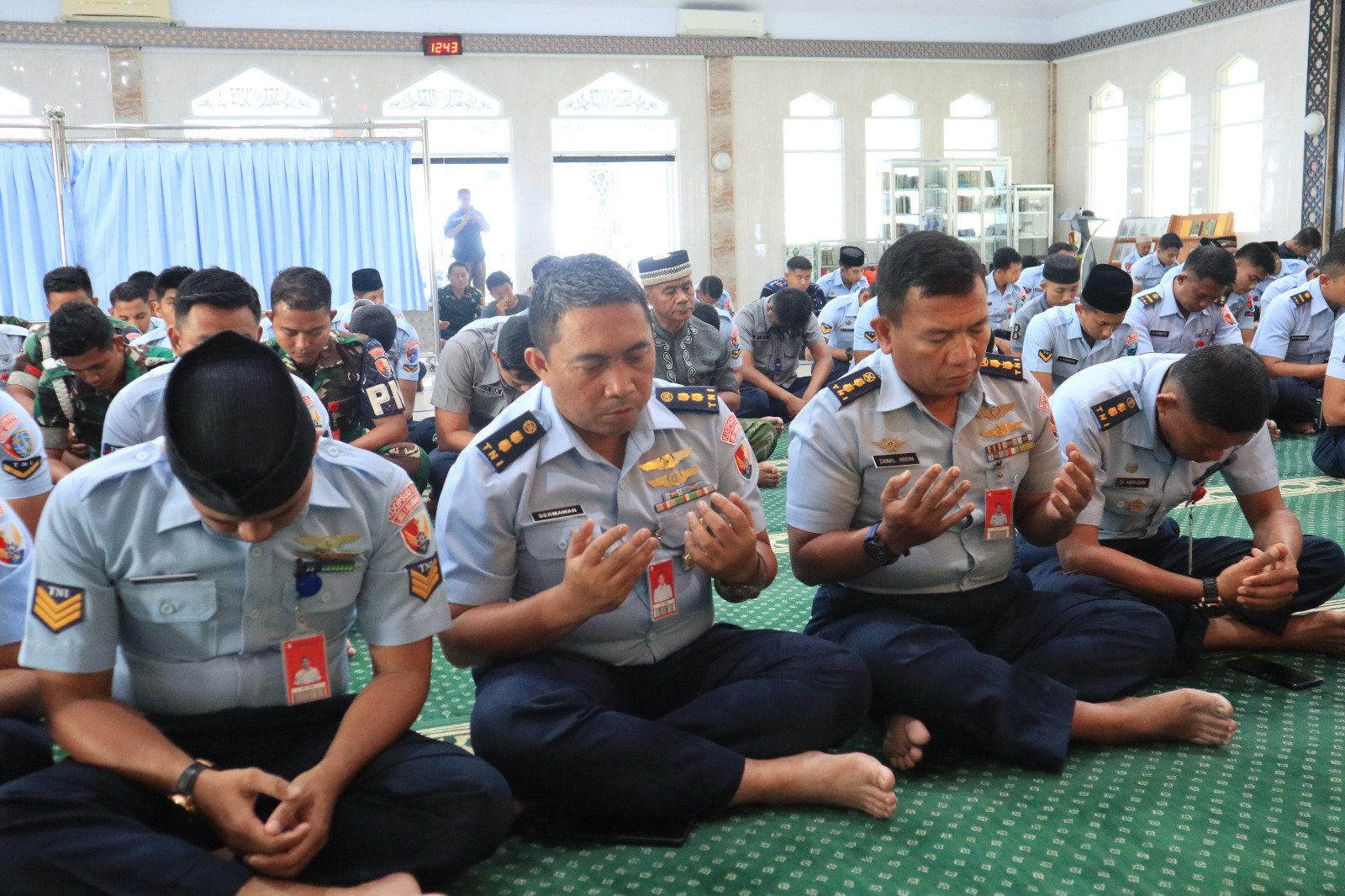 Lanud Sultan Hasanuddin menggelar acara menyambut dan memperingati Tahun Baru Islam 1 Muharram 1447 Hijriah/2025 Masehi. (Pen Hnd)