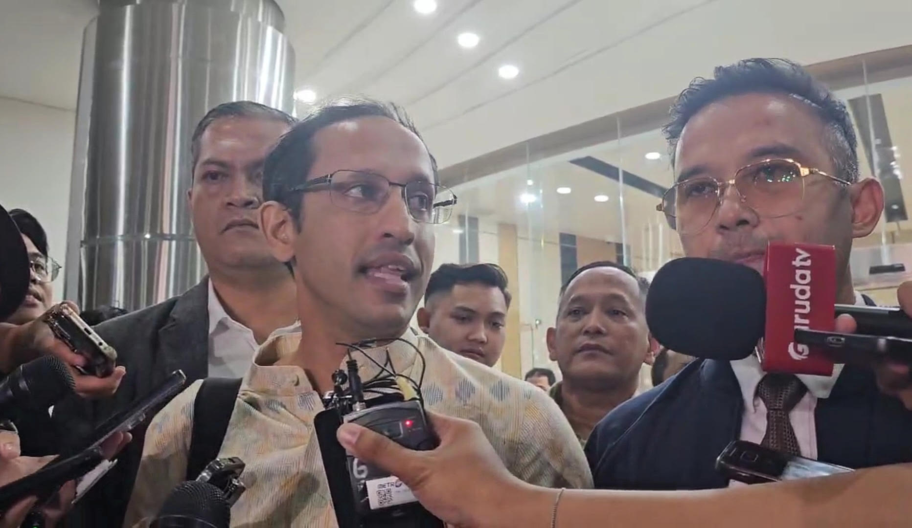 Mantan Mendikbud Ristek Nadiem Makarim. (SinPo.id/David)