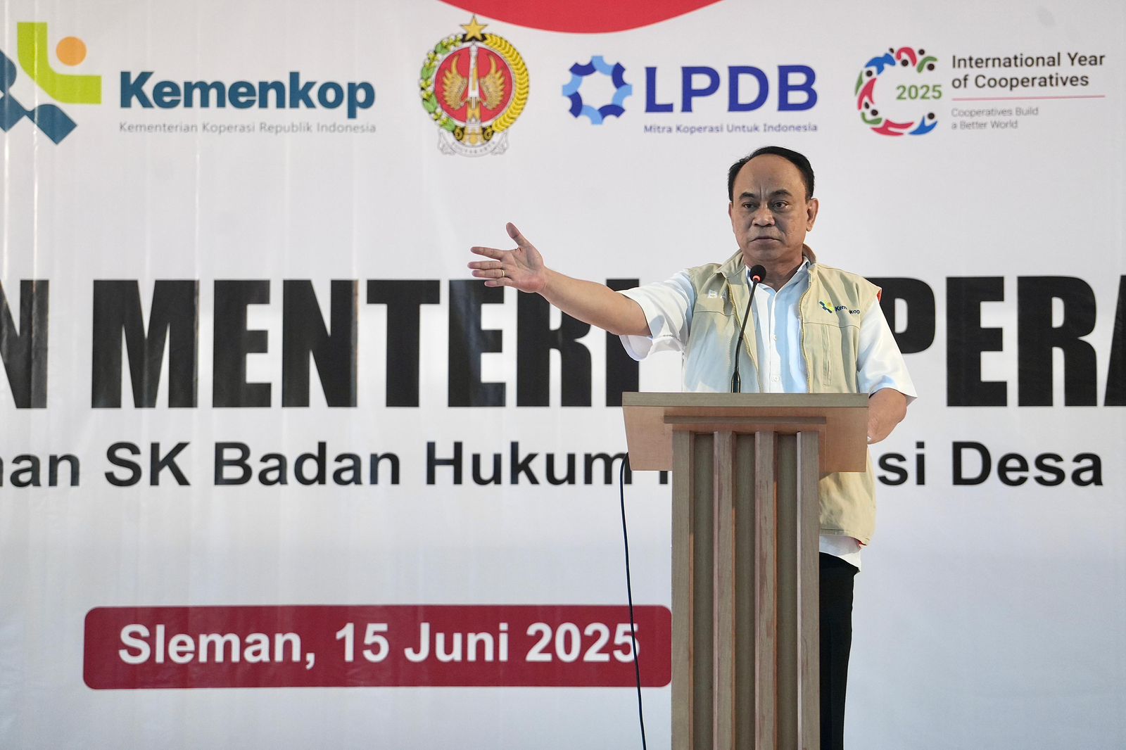 Menteri Koperasi RI Budi Arie Setiadi (SinPo.id/ Dok. Kemenkop)