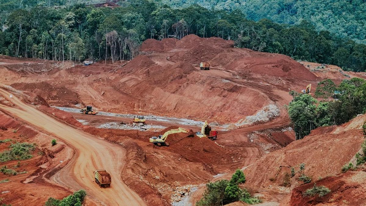Tambang nikel di Raja Ampat (SinPo.id/Arsip Greenpeace)