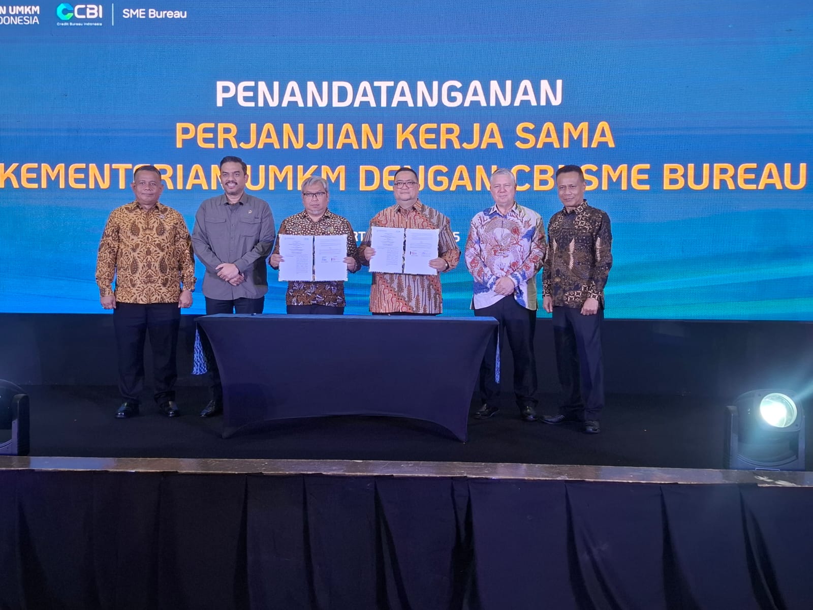 Menteri UMKM Maman Abdurrahman MoU dengan CBI. (SinPo.id/Tio)