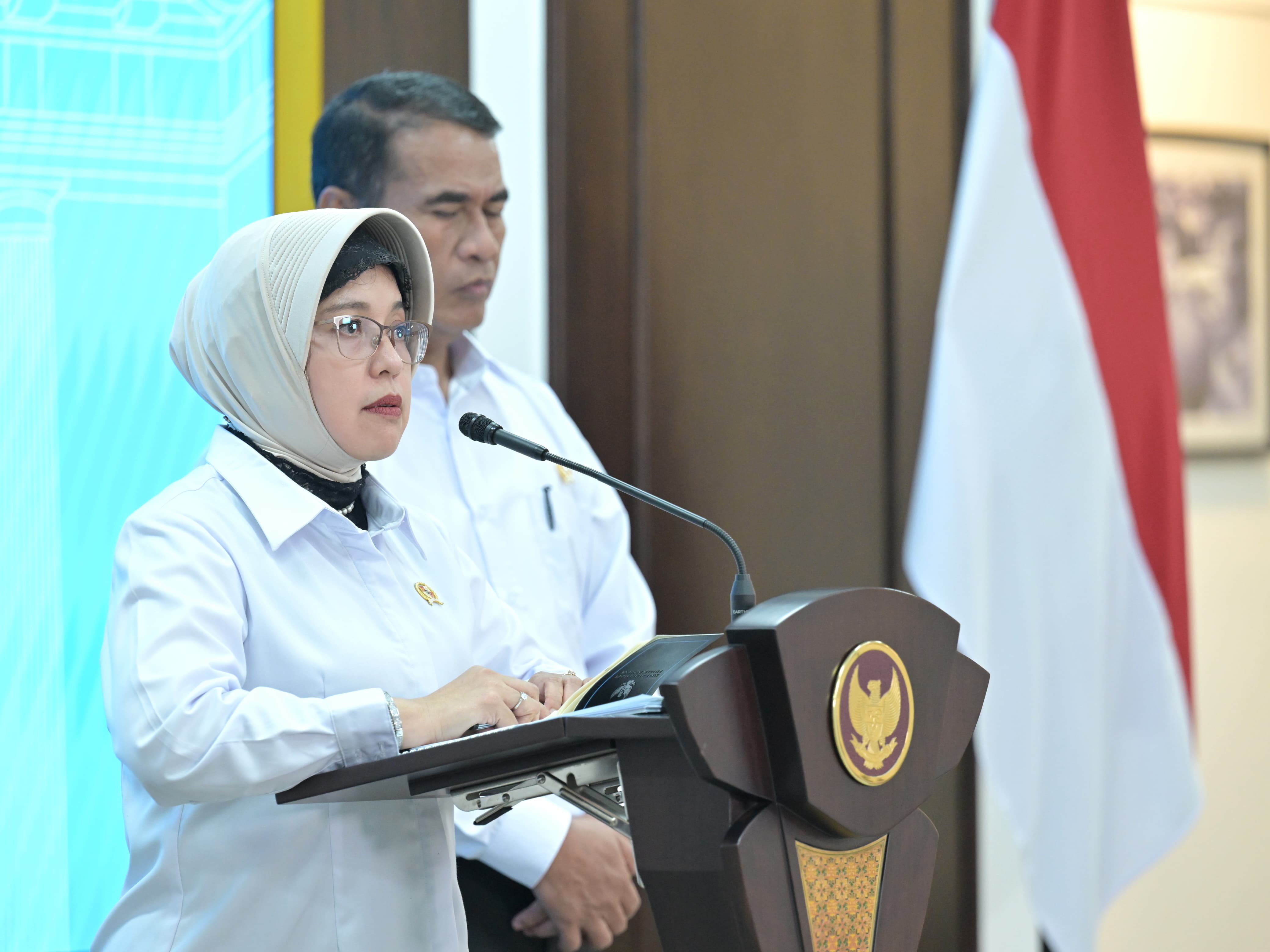 Kepala Badan Pusat Statistik (BPS) Amalia Adininggar Widyasanti (SinPo.id/Setpres)