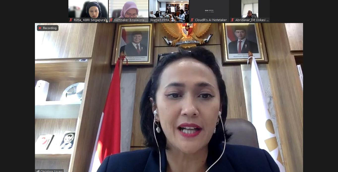 Wakil Menteri P2MI Christina Aryani. (SinPo.id/dok. KP2MI)