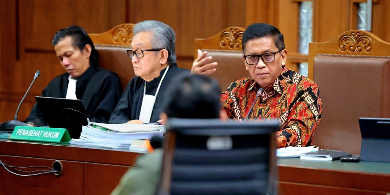 Suasana sidang Hasto Kristianto (Sinpo.id)