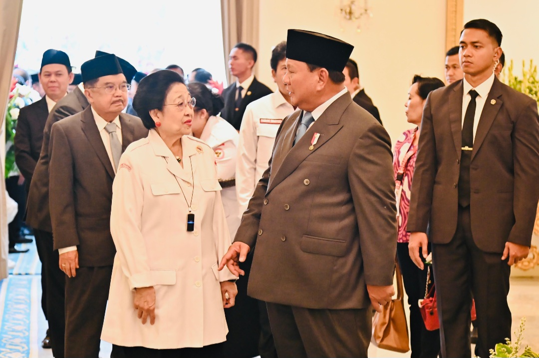 Presiden Prabowo Subianto bersama Megawati (SinPo.id/Setpres)