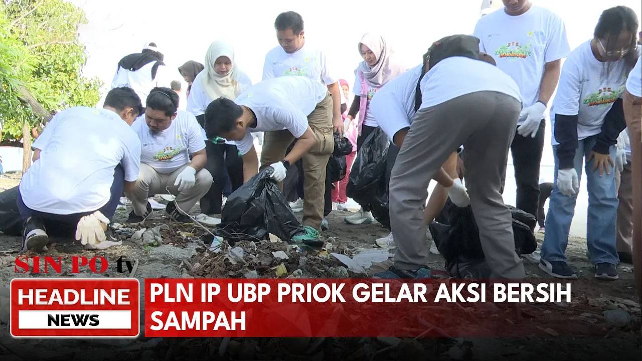 PLN IP UBP Priok Gelar Aksi Bersih Sampah