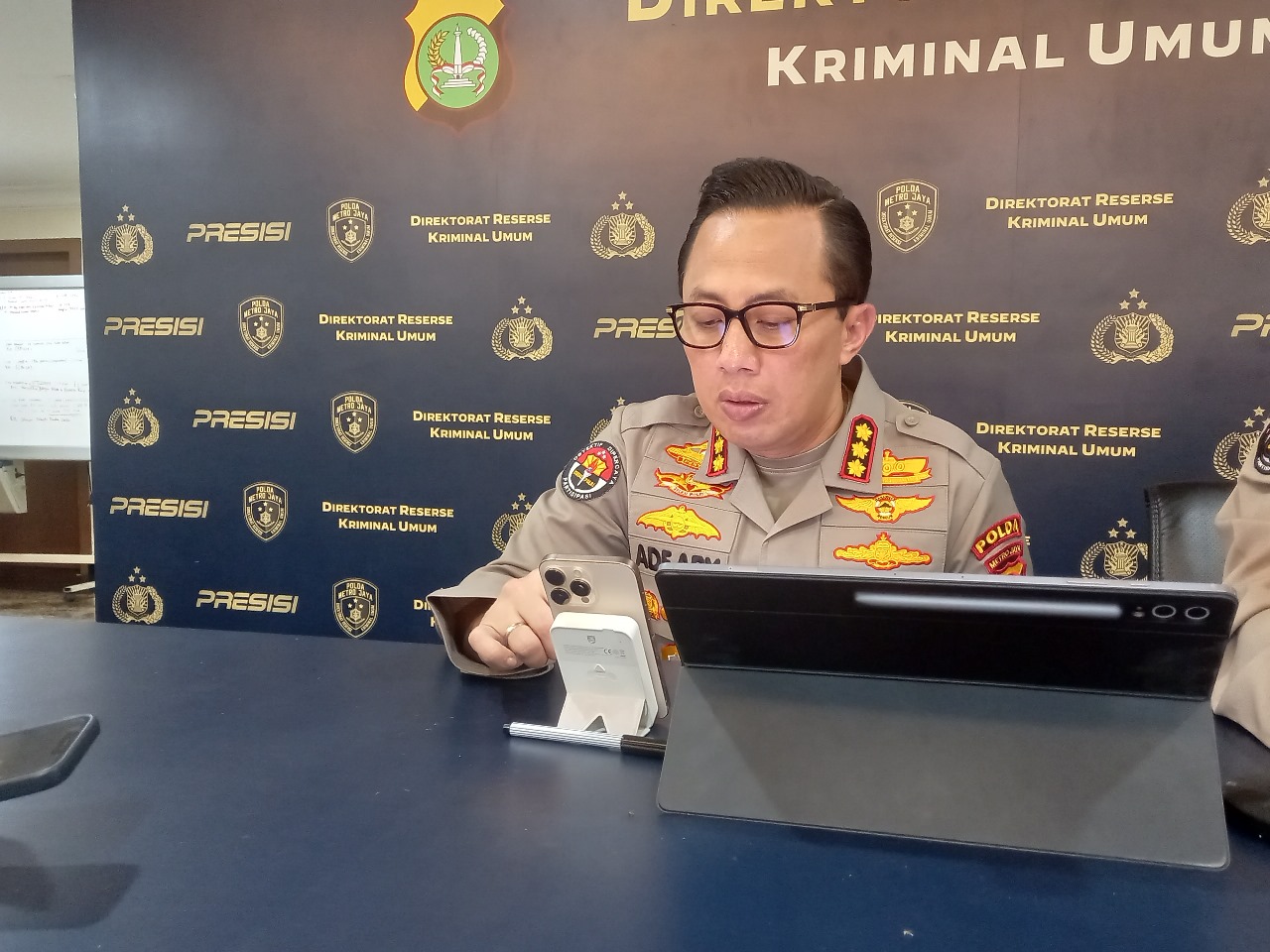 Kabid Humas Polda Metro Jaya Kombes Ade Ary Syam Indradi (SinPo.id/Firdausi)