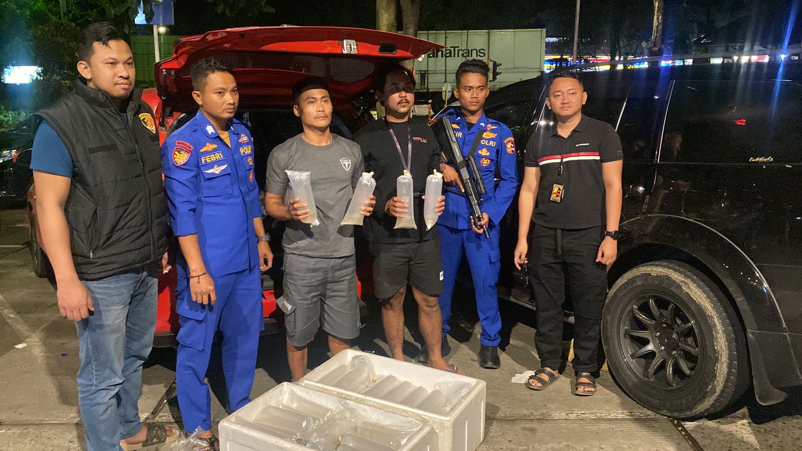 Barang bukti benih lobster yang disita (SinPo.id/Dok.Polri)