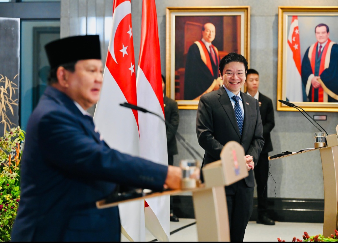 Presiden Prabowo bersama PM Wang (SinPo.id/Setpres)