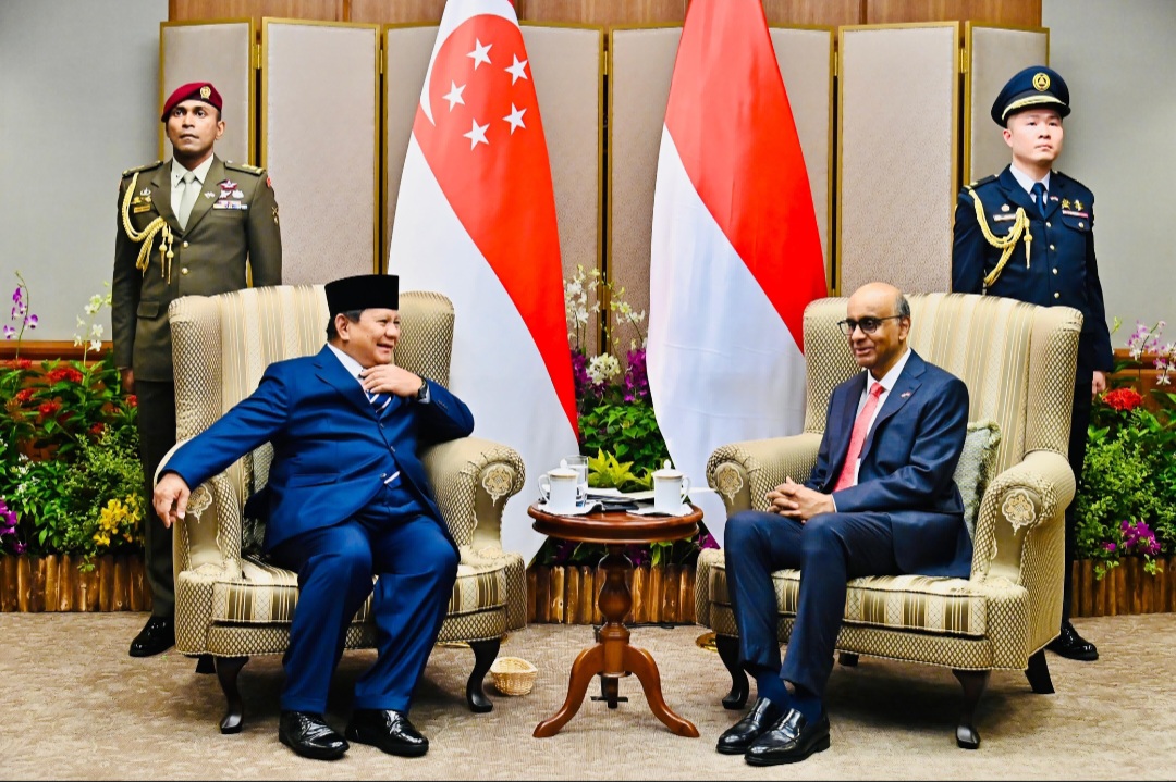 Presiden Prabowo dan Presiden Tharman Bahas Fase Baru Hubungan Indonesia–Singapura (SinPo.id/Setpres)