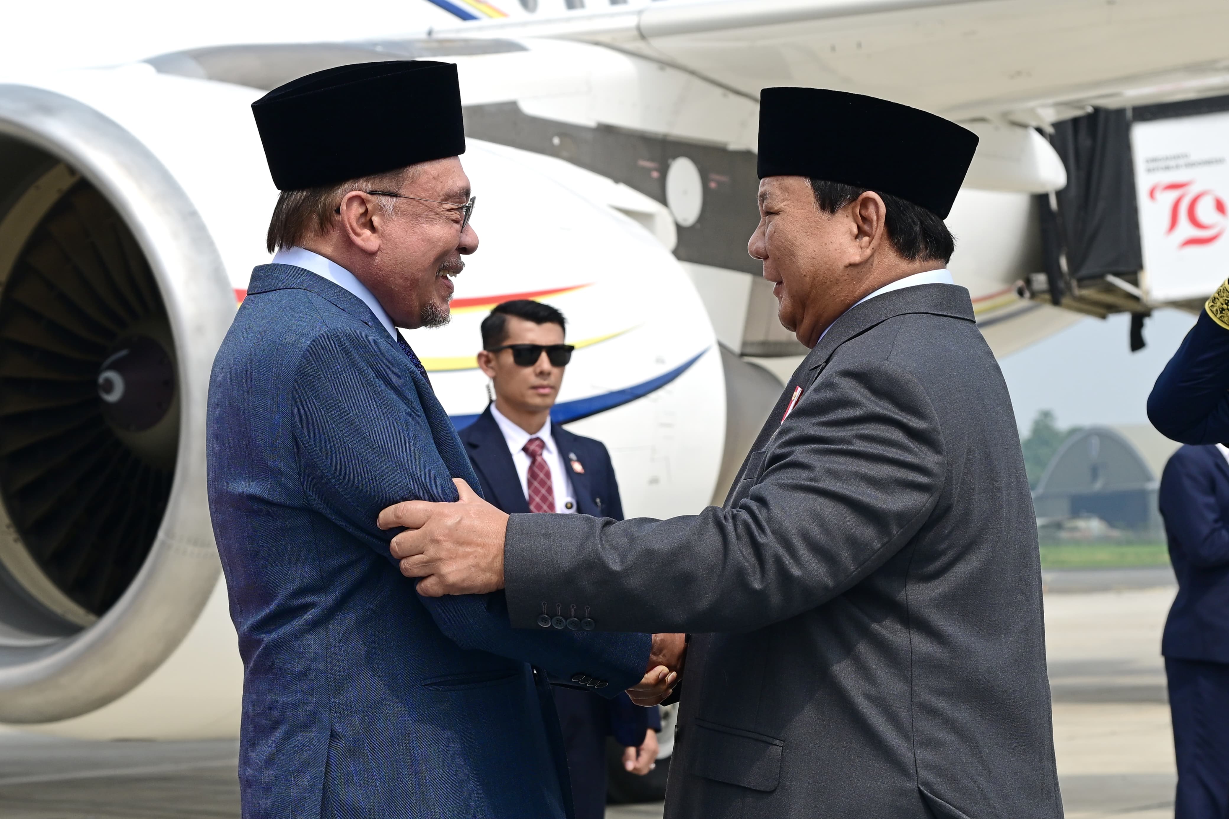 Presiden Prabowo Bersama PM Malaysia Anwar Ibrahim (SinPo.id/Setpres)