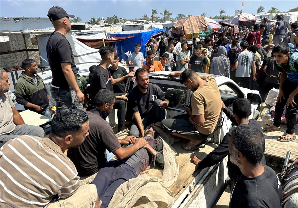 Puluhan warga Gaza terus menjadi korban serangan Israel. (SinPo.id/AFP)