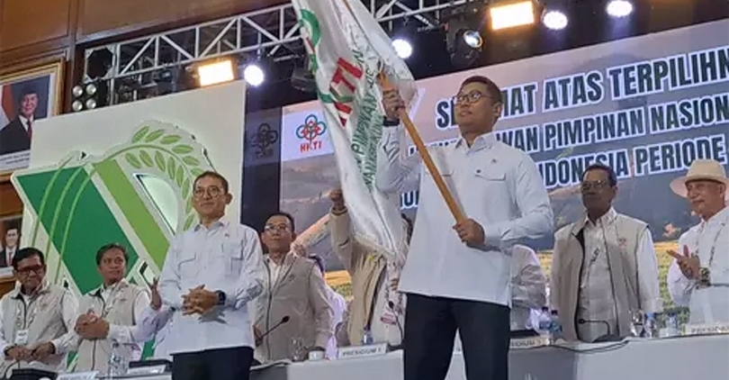 Wamentan Sudaryono terpilih sebagai Ketum HKTI. (SinPo.id/dok. HKTI)